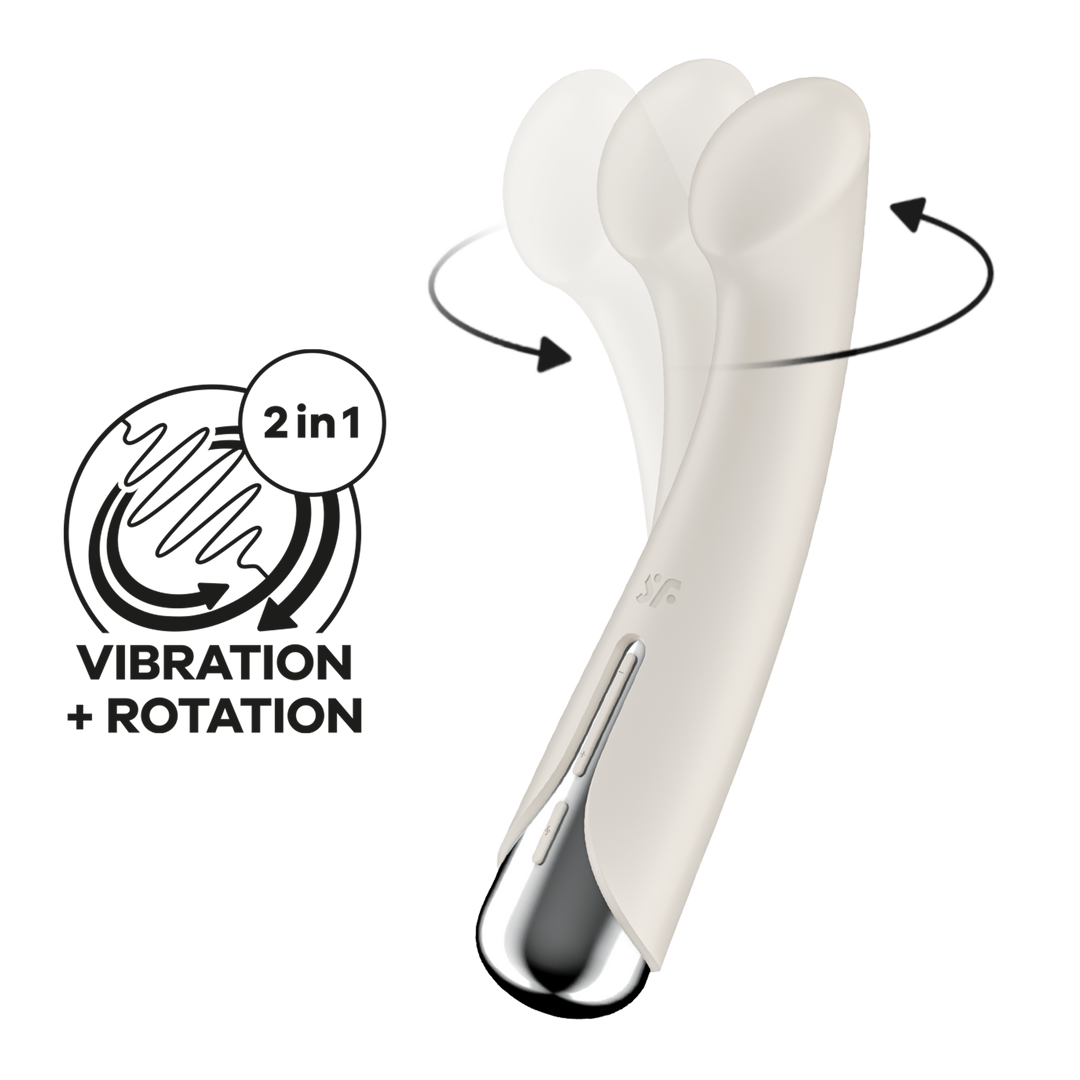 Spinning G-Spot 1 - Rotierender G-Spot Vibrator - Beige