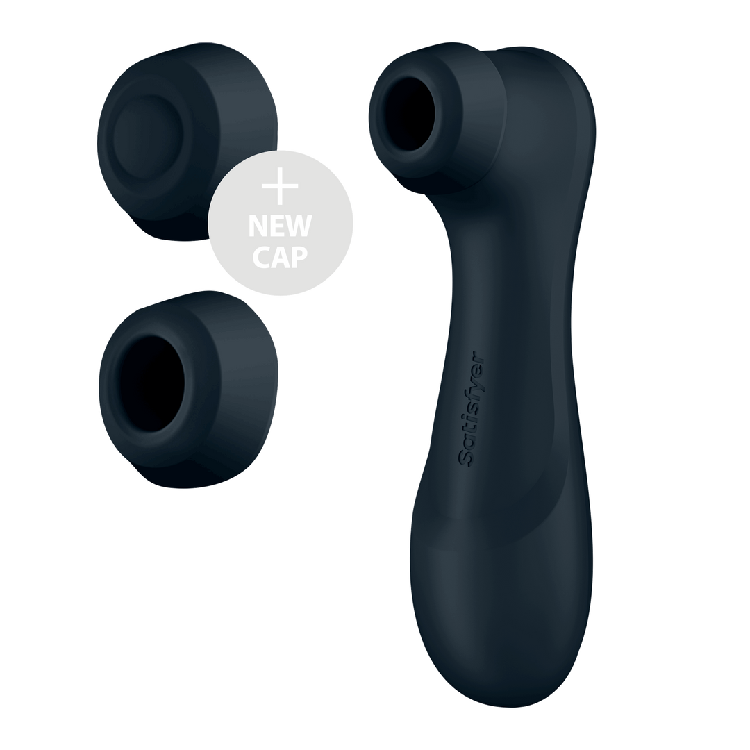 Pro 2 Generation 3 - Doppel-Luftstoß-Vibrator - Flüssig Luft und Connect App - Schwarz