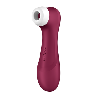 Pro 2 Generation 3 - Doppel-Luftstoß-Vibrator - Flüssige Luft - Weinrot