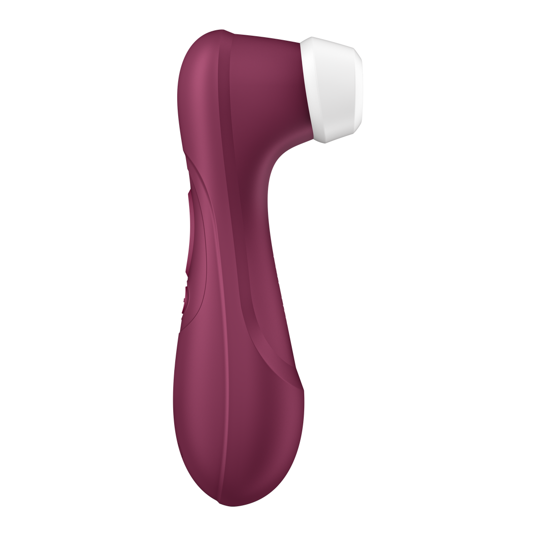 Pro 2 Generation 3 - Doppel-Luftstoß-Vibrator - Flüssige Luft - Weinrot