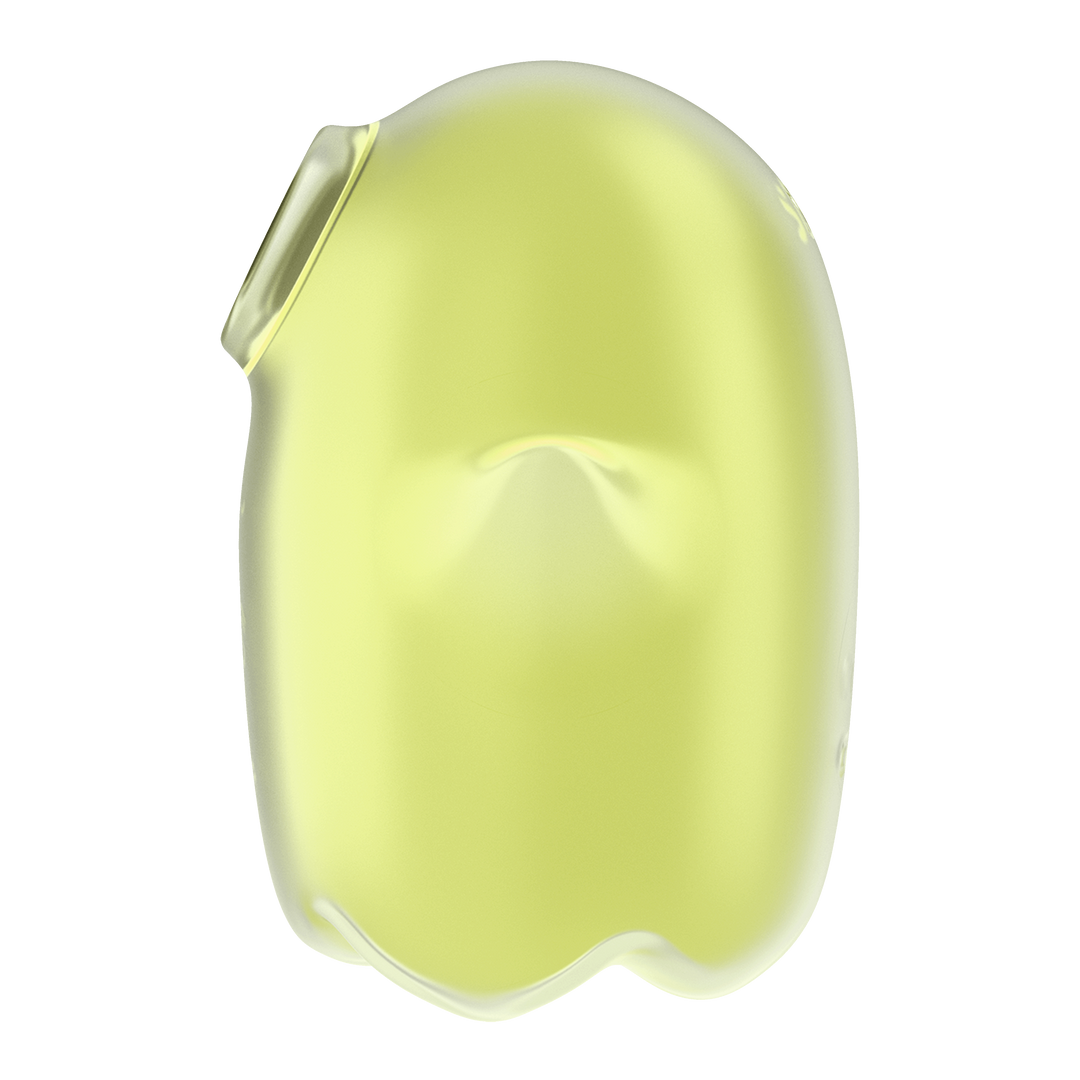 Leuchtender Geist - Glow in the Dark - Doppelter Luftimpuls Vibrator - Gelb