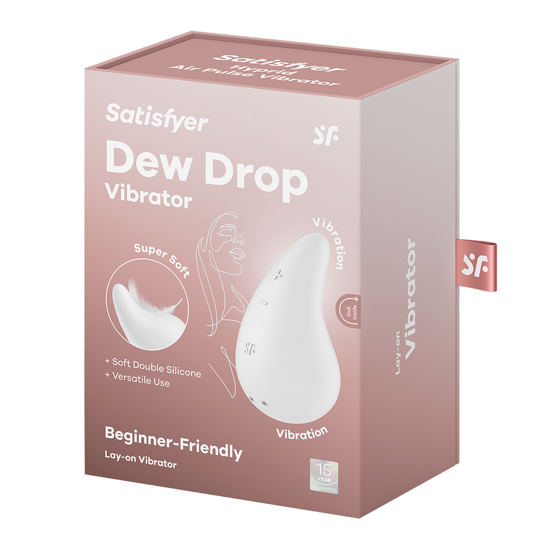 Dew Drop - Lay-on Vibrator - Weiß