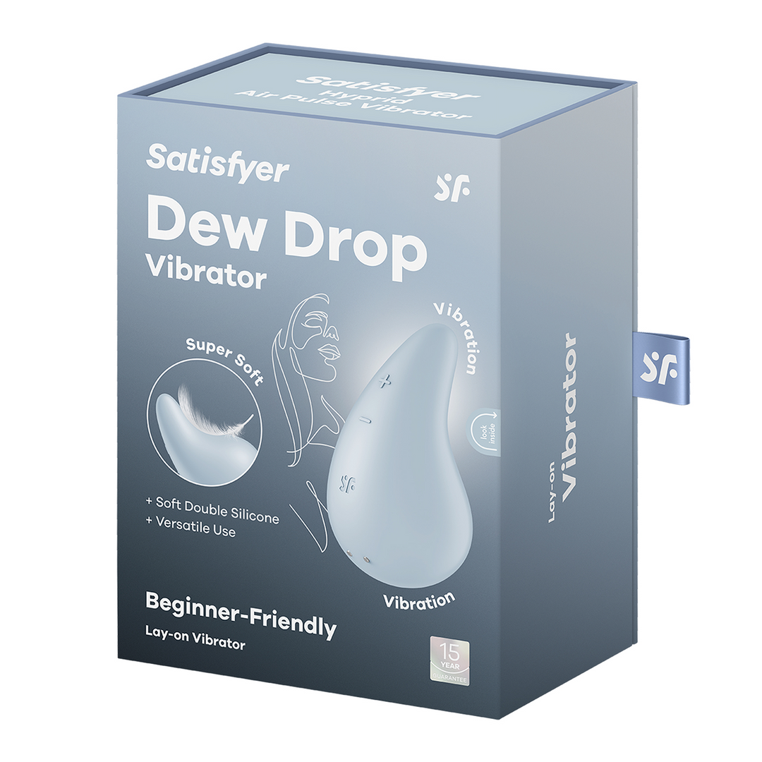 Dew Drop - Lay-on Vibrator - Blau