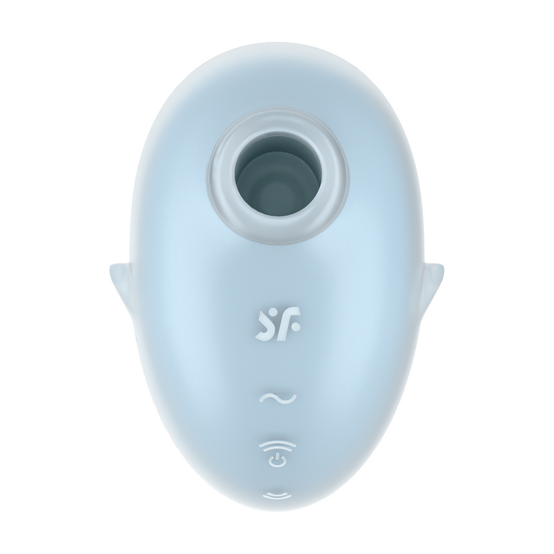 Cutie Ghost - Air Pulse Vibrator - Blau