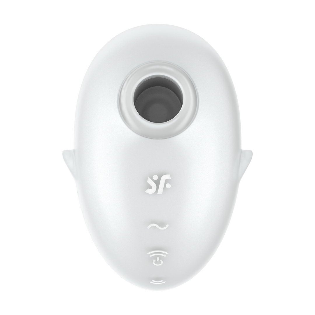 Cutie Ghost - Air Pulse Vibrator - Weiß