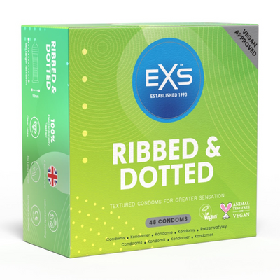 Ribbed und Dotted Retail Pack - 48 Stück