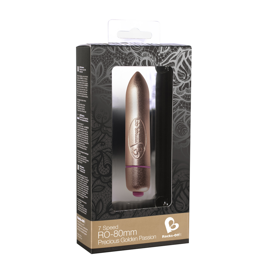 Vibrierender Bullet mit 7 Geschwindigkeiten - 3,15 / 80 mm