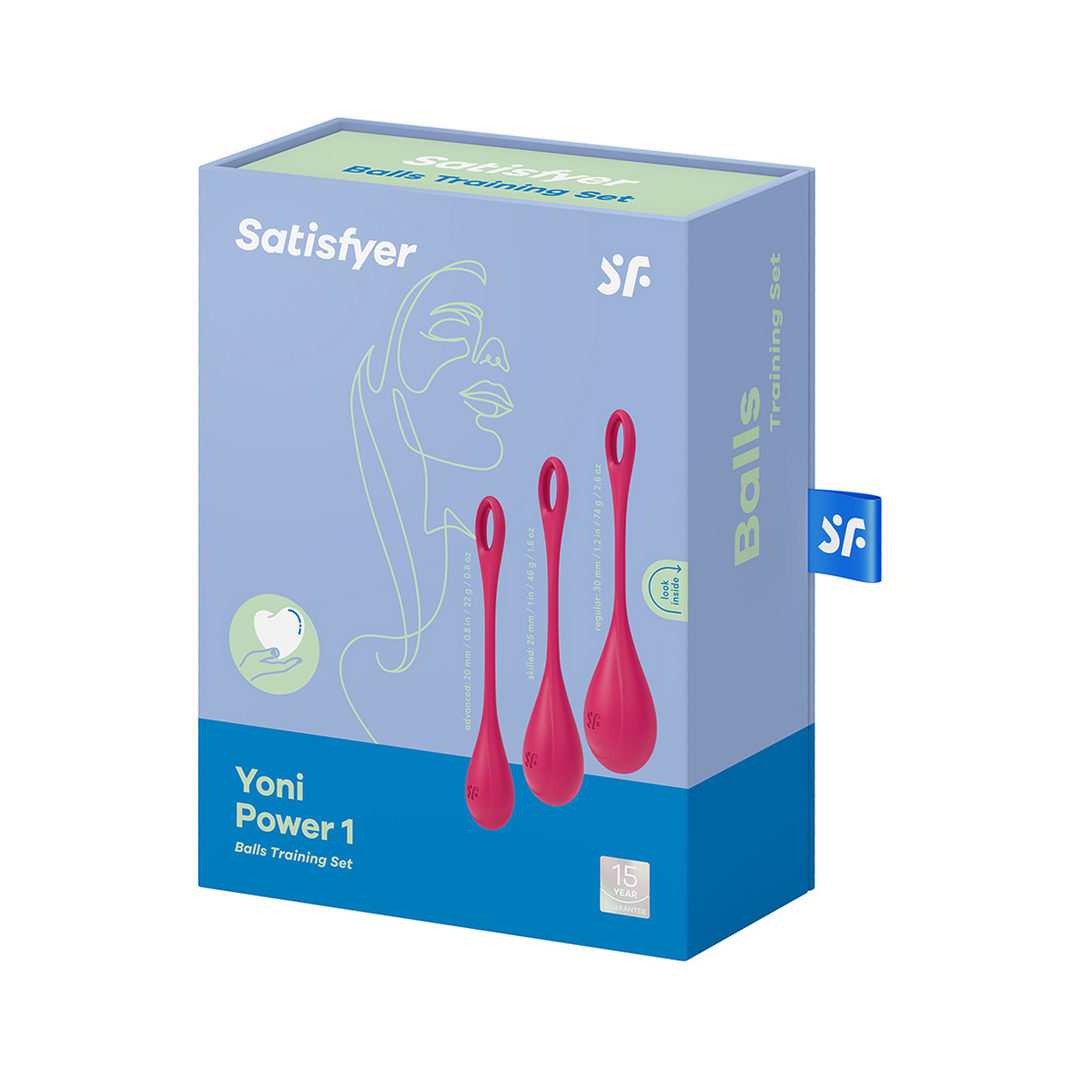 Yoni Power 1 - Kegel Ball Set - Rot
