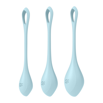 Yoni Power 2 - Kegel Balls Set - Hellblau
