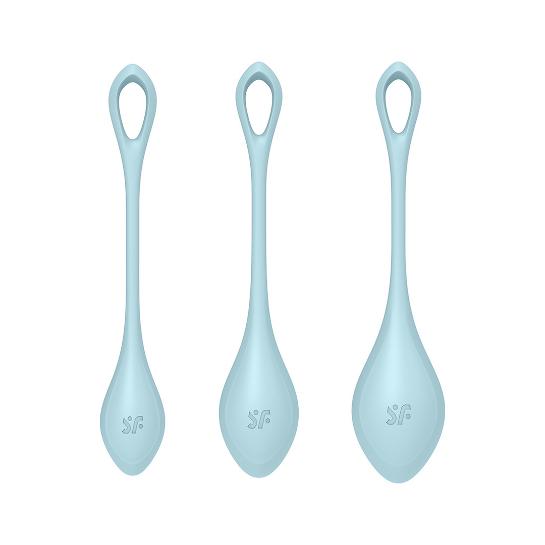 Yoni Power 2 - Kegel Balls Set - Hellblau
