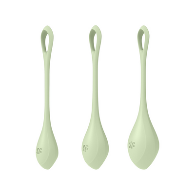 Yoni Power 2 - Kegel Balls Set - Hellgrün