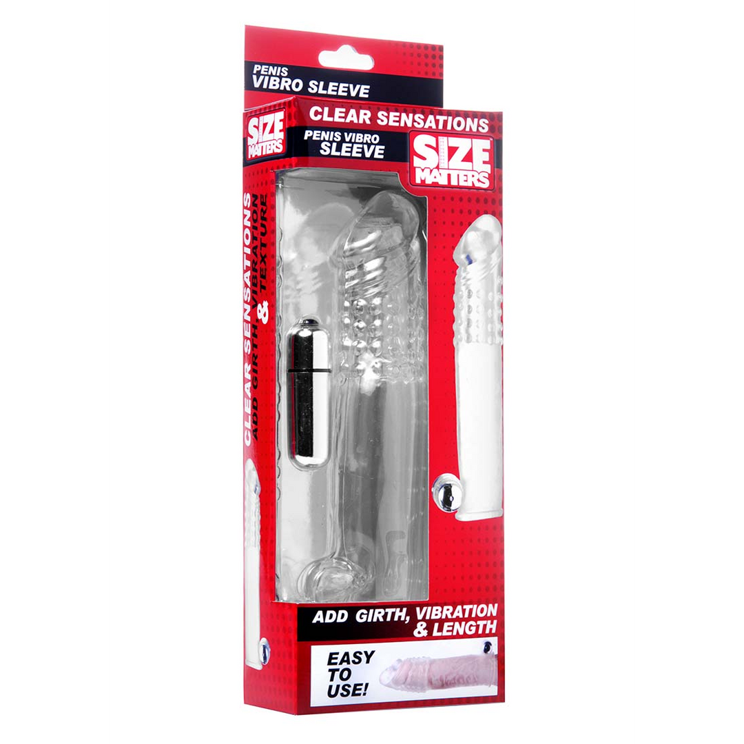 Klare Empfindungen - Vibrating Penis Sleeve mit Bullet