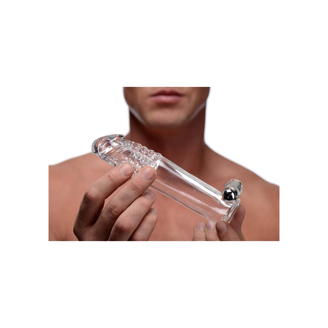 Klare Empfindungen - Vibrating Penis Sleeve mit Bullet