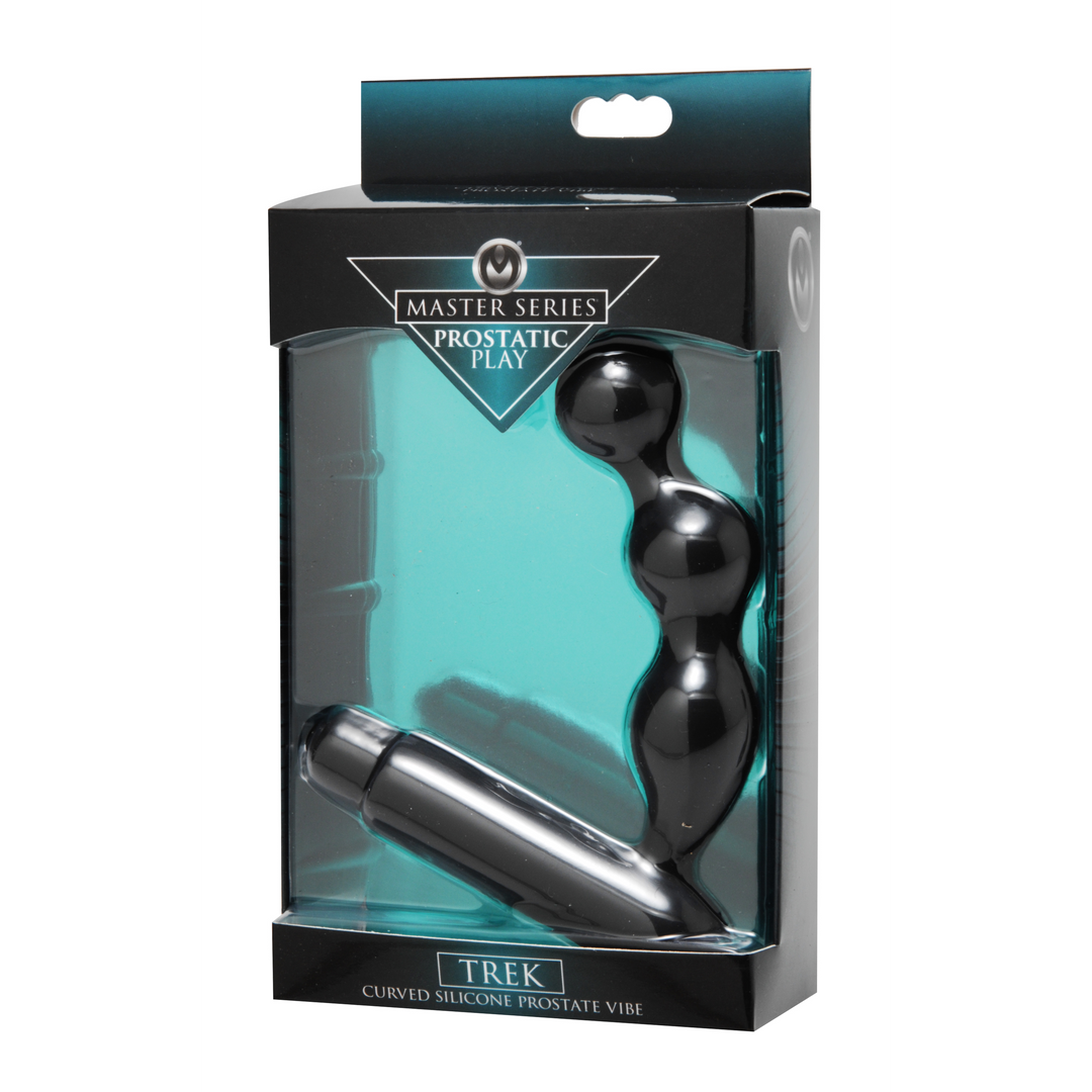 Trek - Kurvenförmiger Silikon Prostata Vibrator