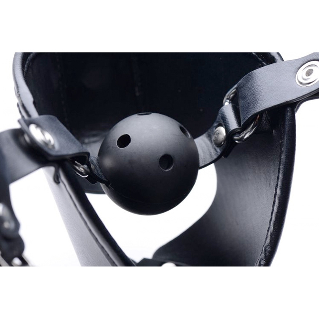 Pup - Welpen Spielmaske + Atmungsaktive Ballknebel
