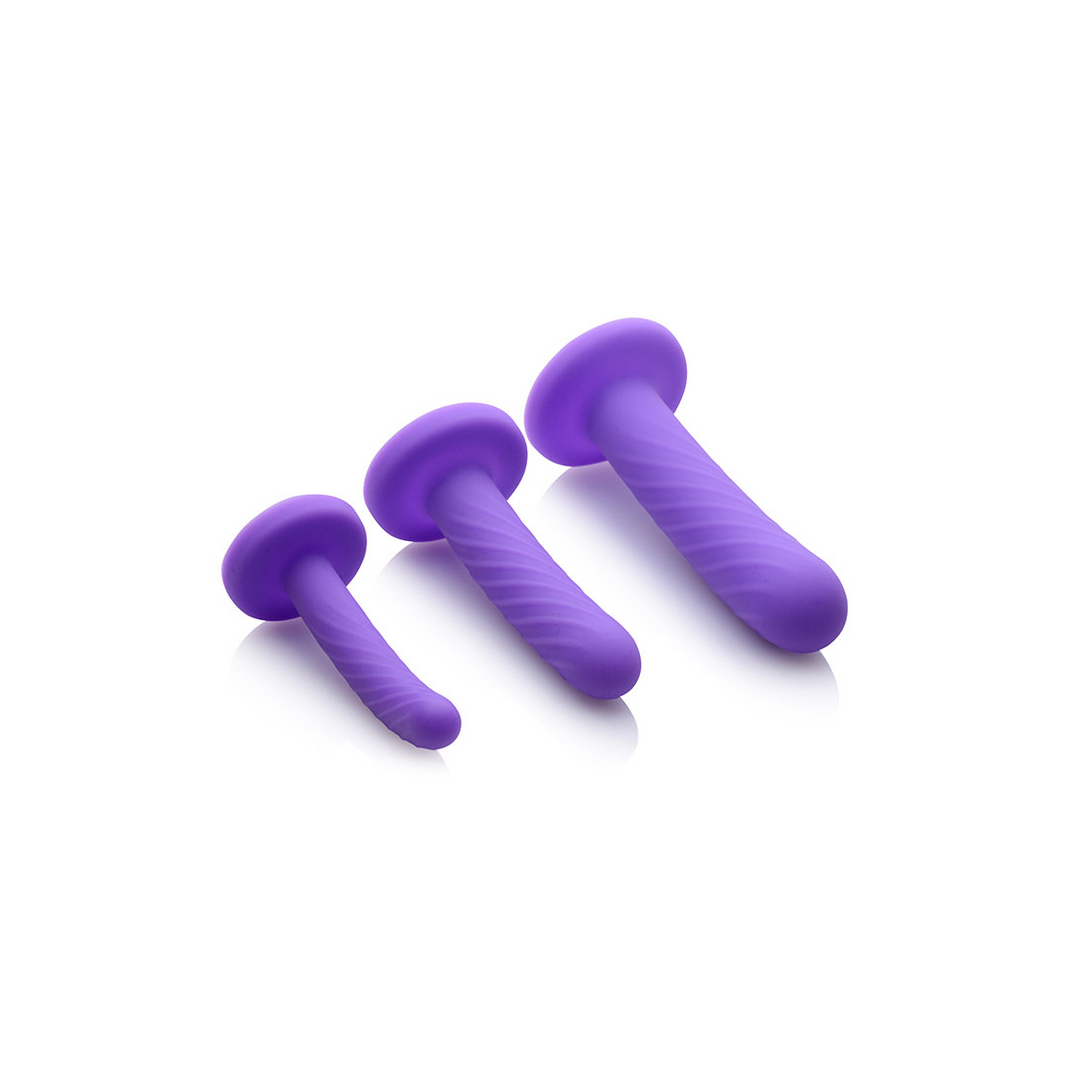 Tri-Play - 3-teilige Silikon-Dildo-Set