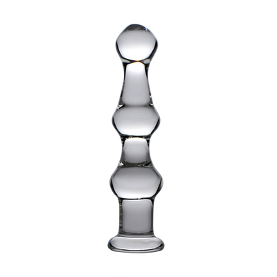 Mammut - Glas Dildo mit 3 Erhebungen
