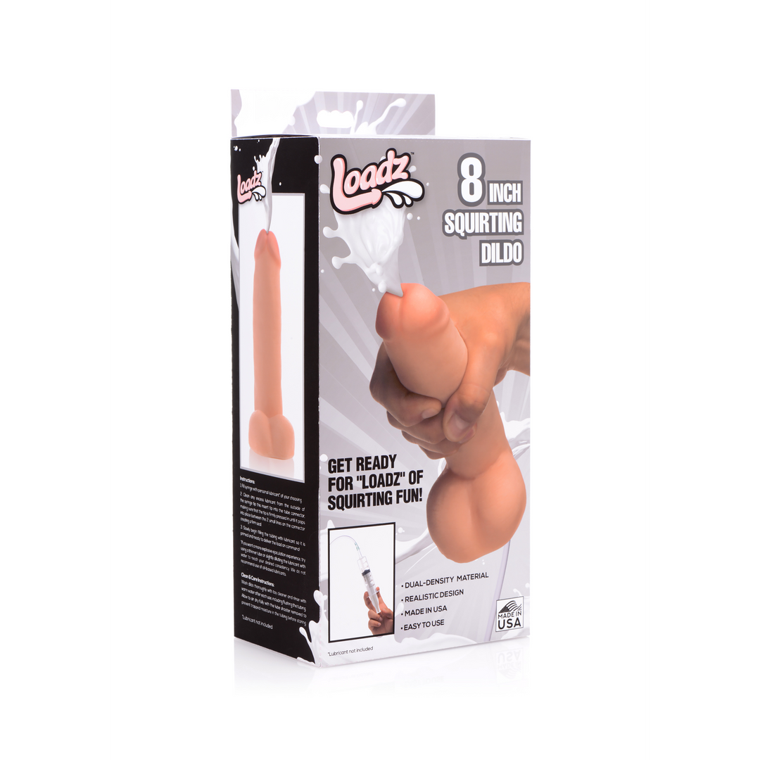 Realistischer Dual Density Squirting Dildo - 8 / 20,5 cm
