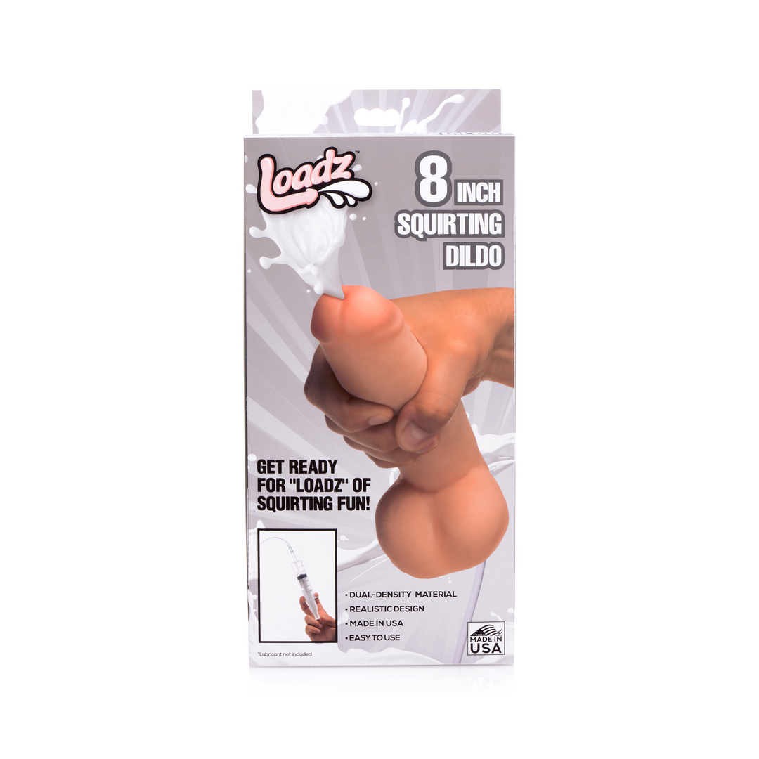 Realistischer Dual Density Squirting Dildo - 8 / 20,5 cm