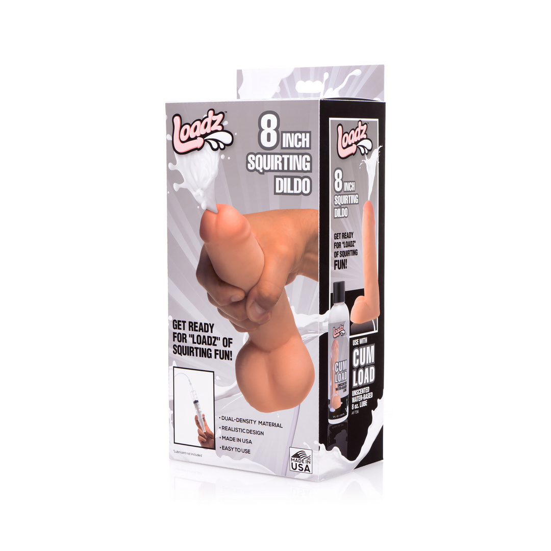 Realistischer Dual Density Squirting Dildo - 8 / 20,5 cm