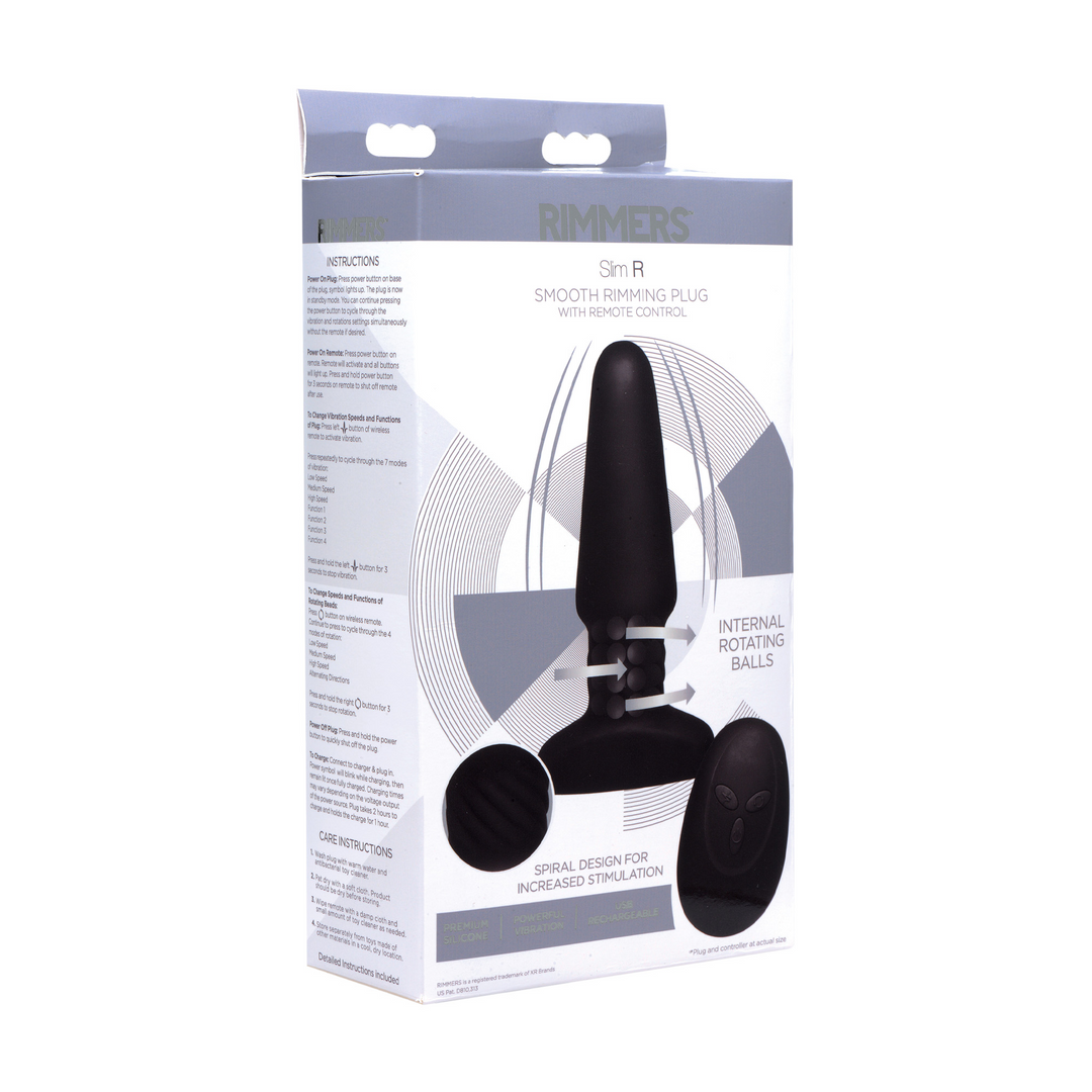 Slim R - Smooth Rimming Plug mit Fernbedienung