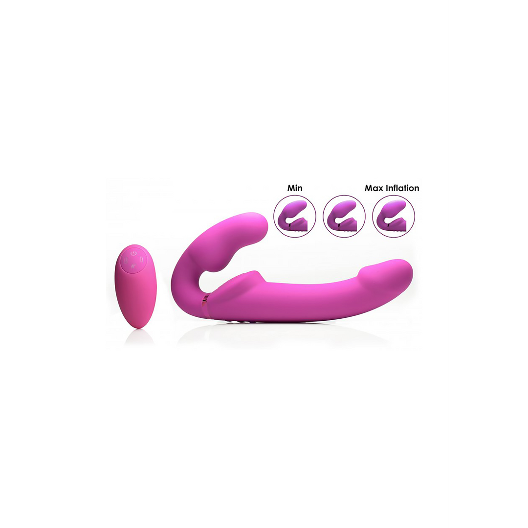 Evoke Ergo Fit - Strapless Strap-On mit Fernbedienung