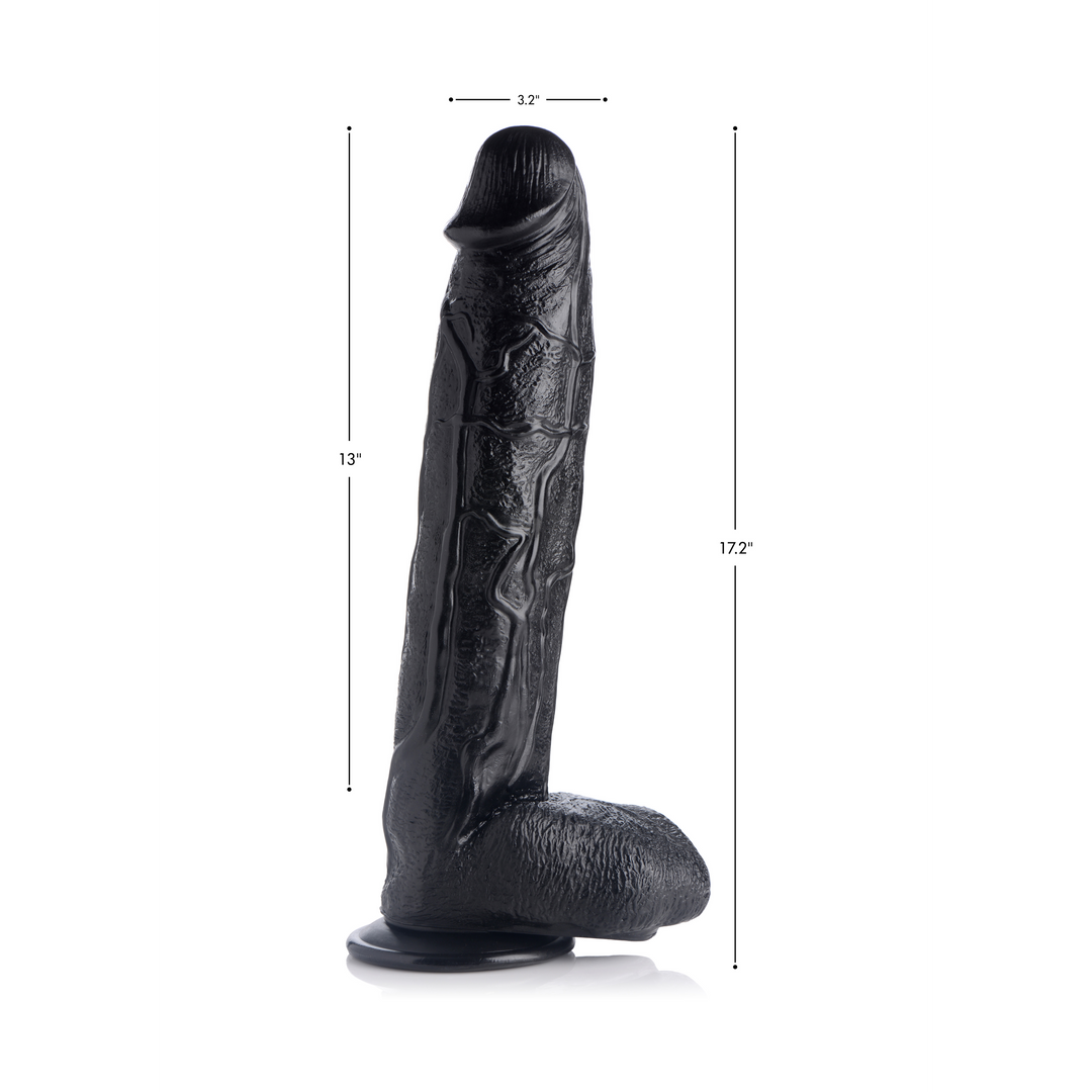 Raging Rhino - Dildo mit Adern - 17 / 43 cm