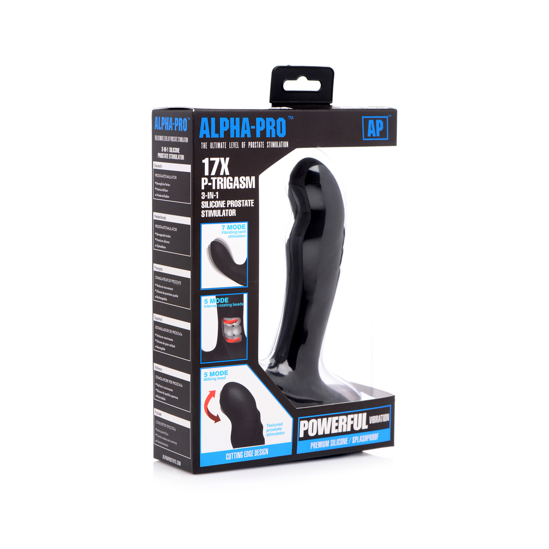 P-Trigasm - 3-in-1 Silikon Prostata Stimulator