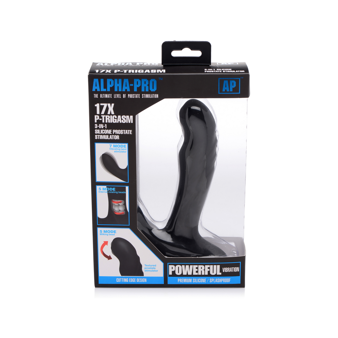 P-Trigasm - 3-in-1 Silikon Prostata Stimulator
