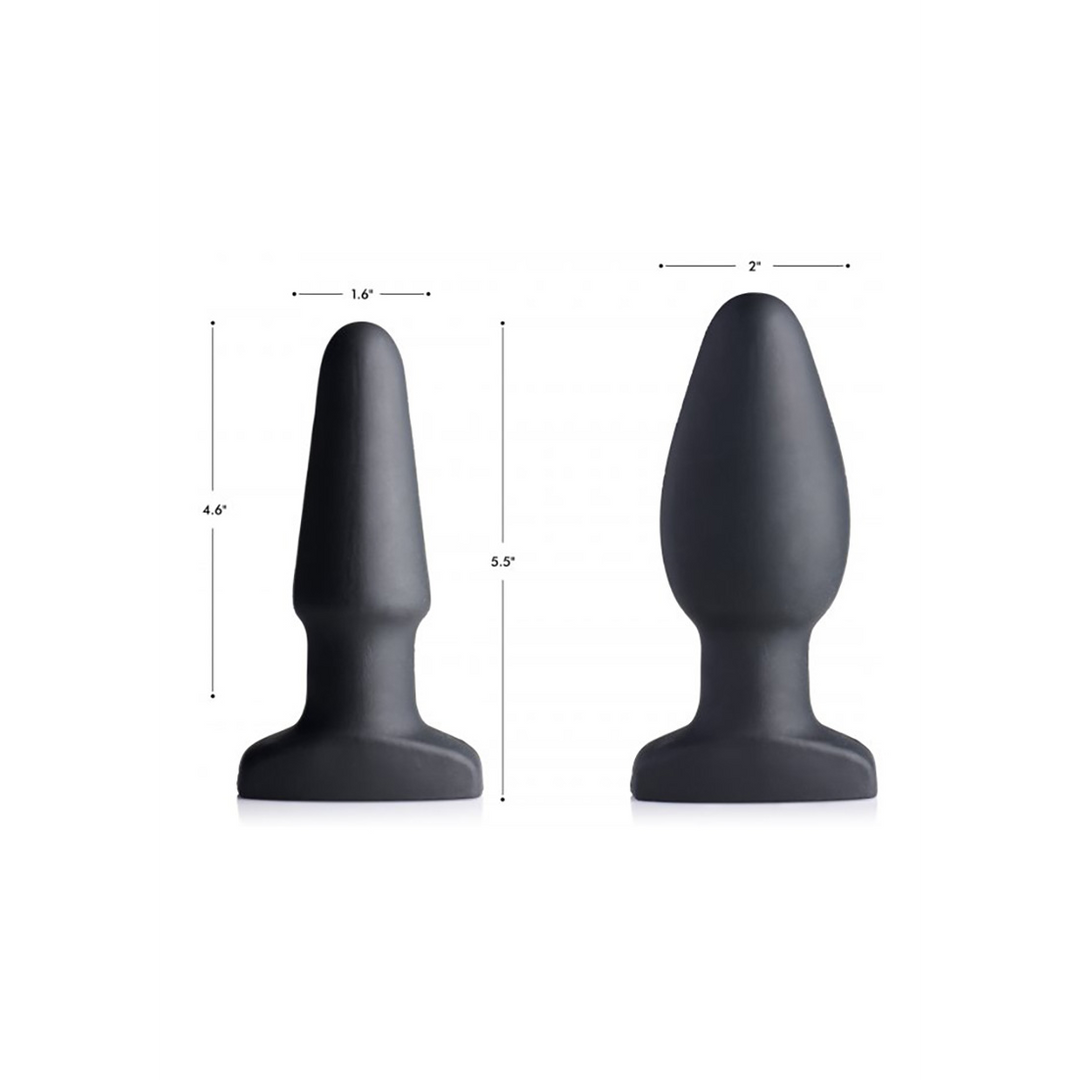 Aufblasbarer Vibrations-Silikon Butt Plug