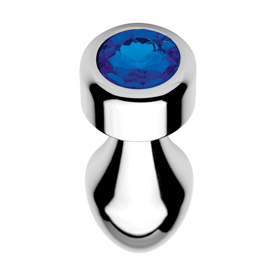 Blauer Edelstein - Gewichtsbase Aluminium Plug - Klein