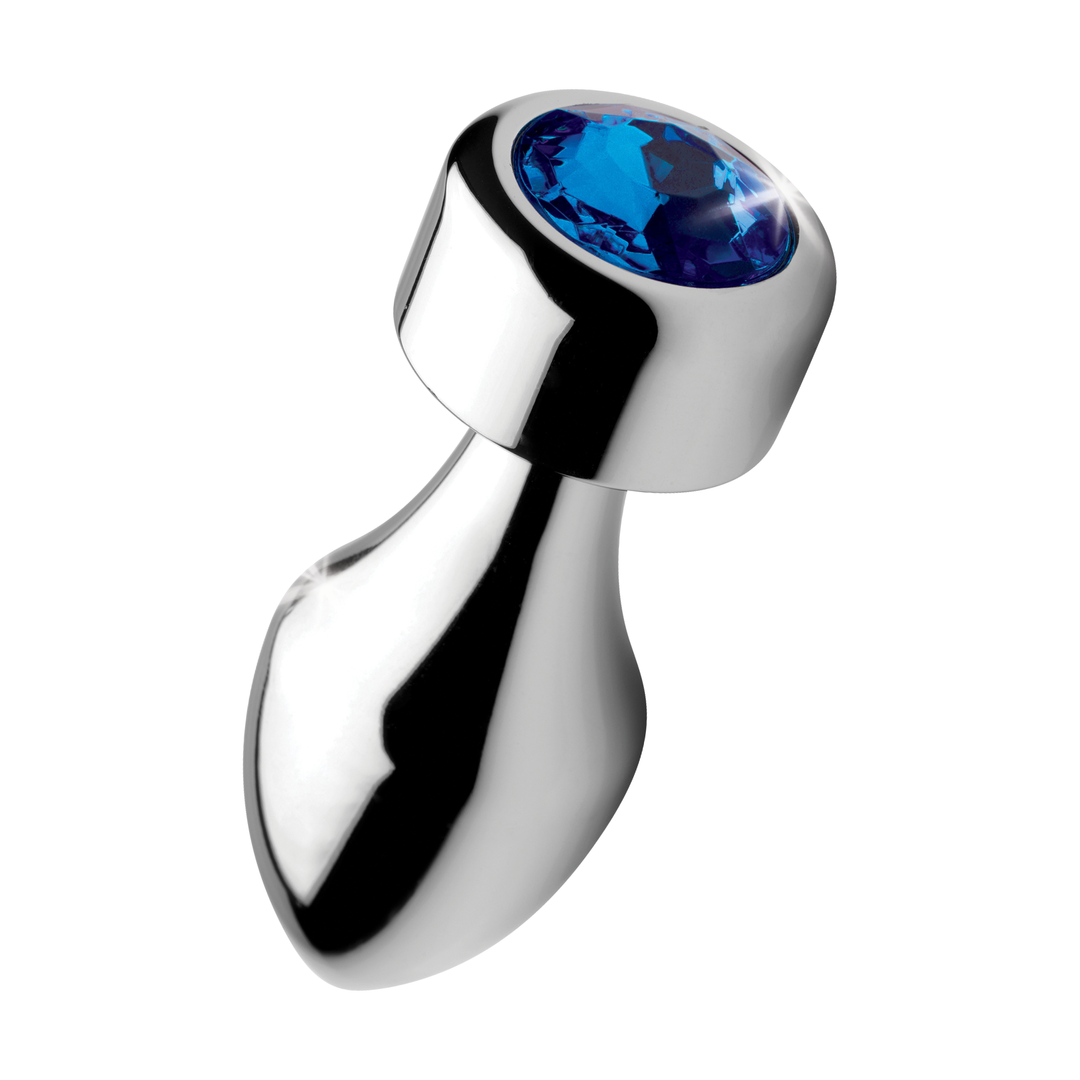 Blauer Edelstein - Gewichtsbase Aluminium Plug - Klein