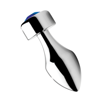 Blauer Edelstein - Gewichtsbase Aluminium Plug - Klein