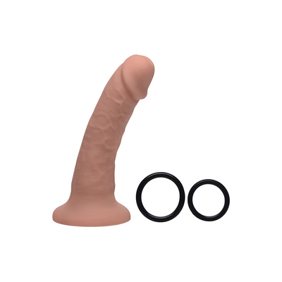Verführer - Silikon-Dildo mit Gurt - 7 / 18 cm