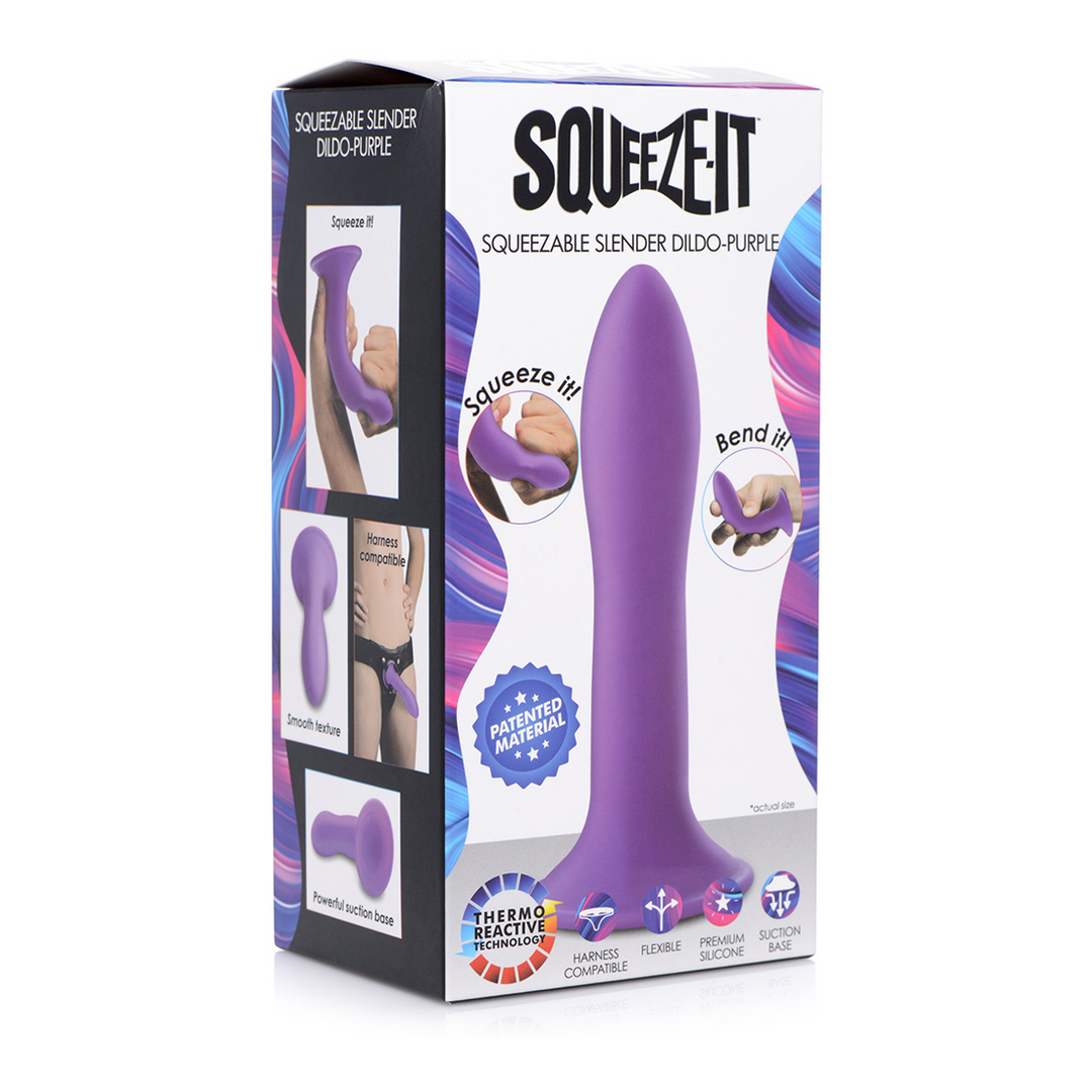 Quetschbarer Slim Dildo