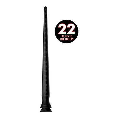 Konische Silikonschlauch mit Struktur - 22 / 56 cm