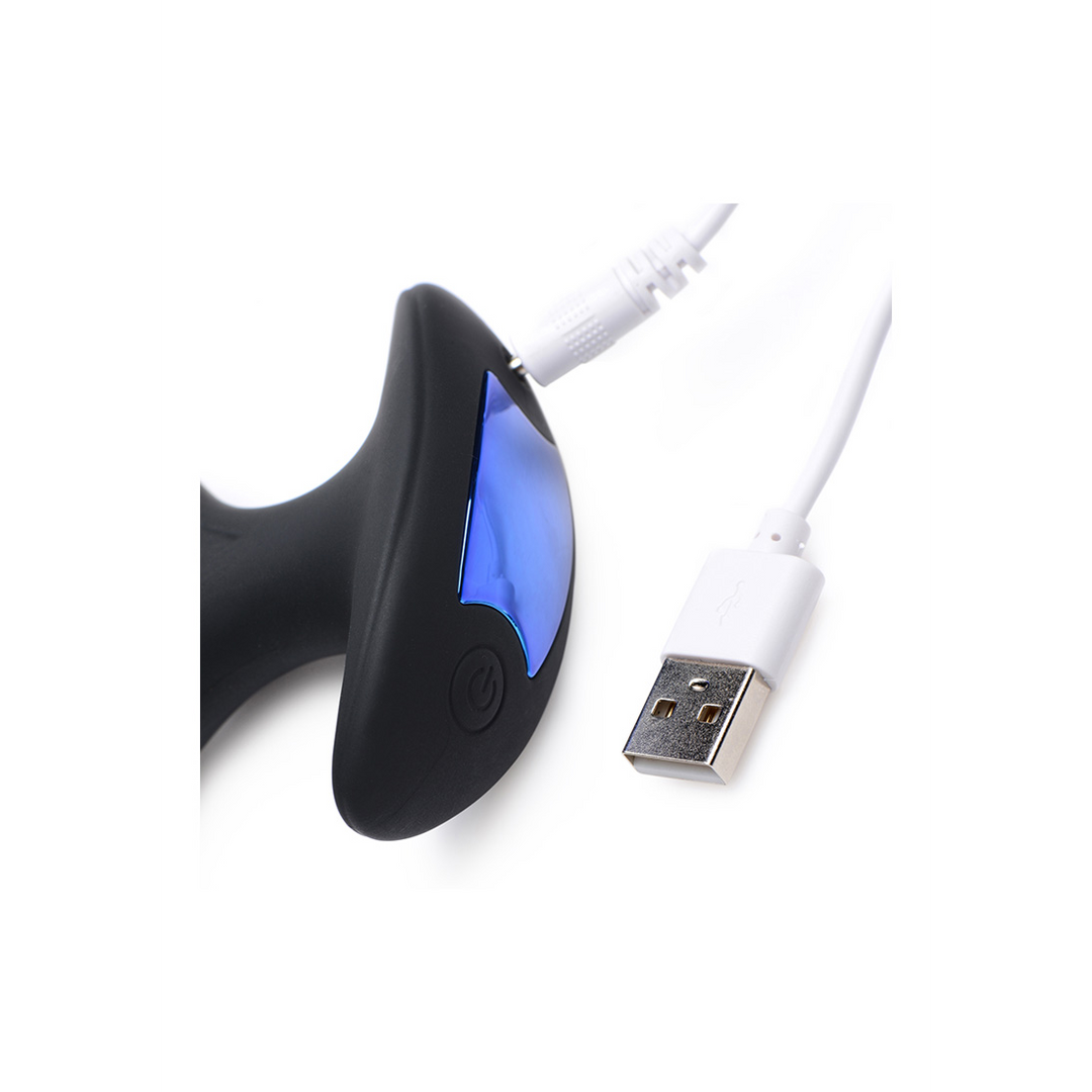 Elektro-Spread - Vibrating und E-Stim Silikon Butt Plug