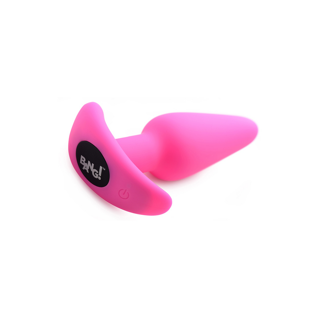 Vibrierender Silikon Butt Plug mit Fernbedienung