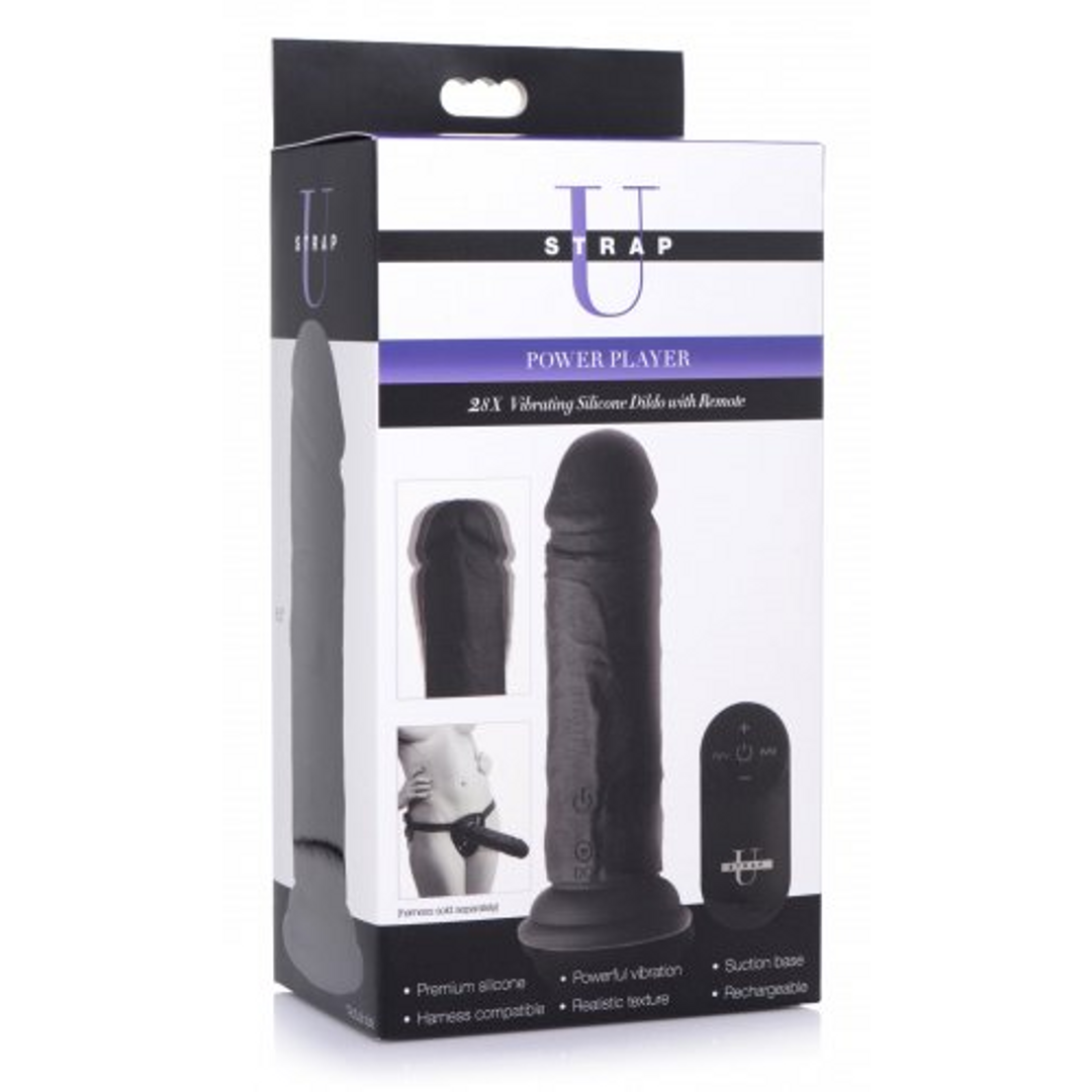 Power Player - Vibrating Dildo mit Fernbedienung