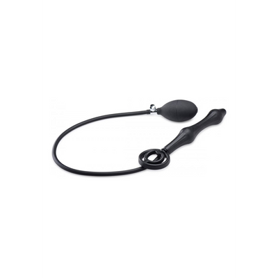 Aufblasbarer Silikon Analplug + Cock- und Ballring