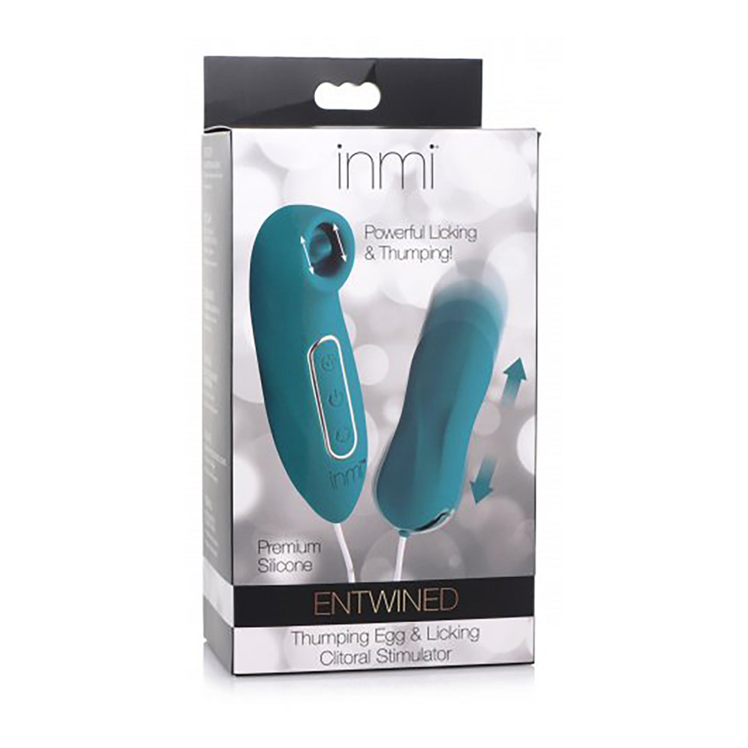 Entwined - Thumping Ei und Licking Clitoral Stimulator