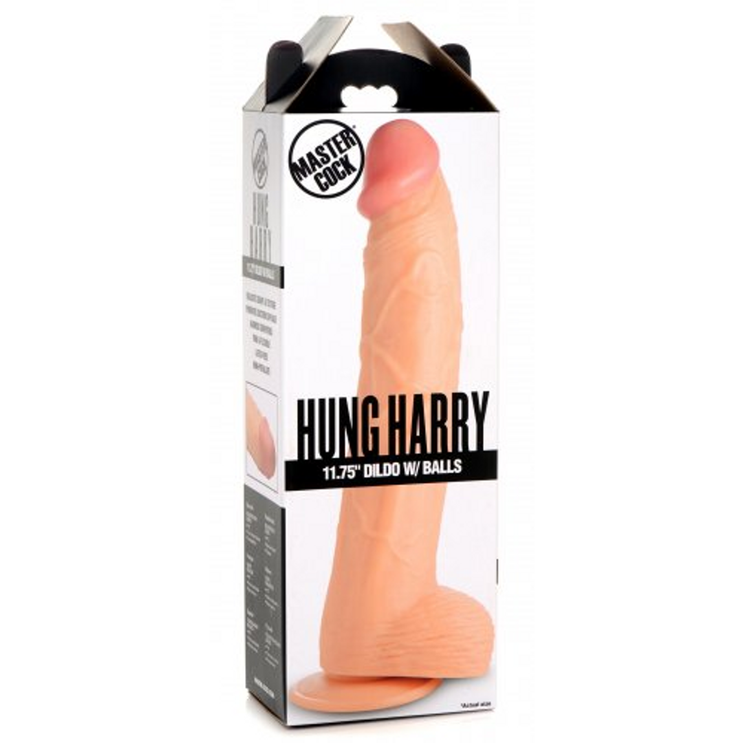 Hung Harry - Dildo mit Balls - 12 / 30 cm