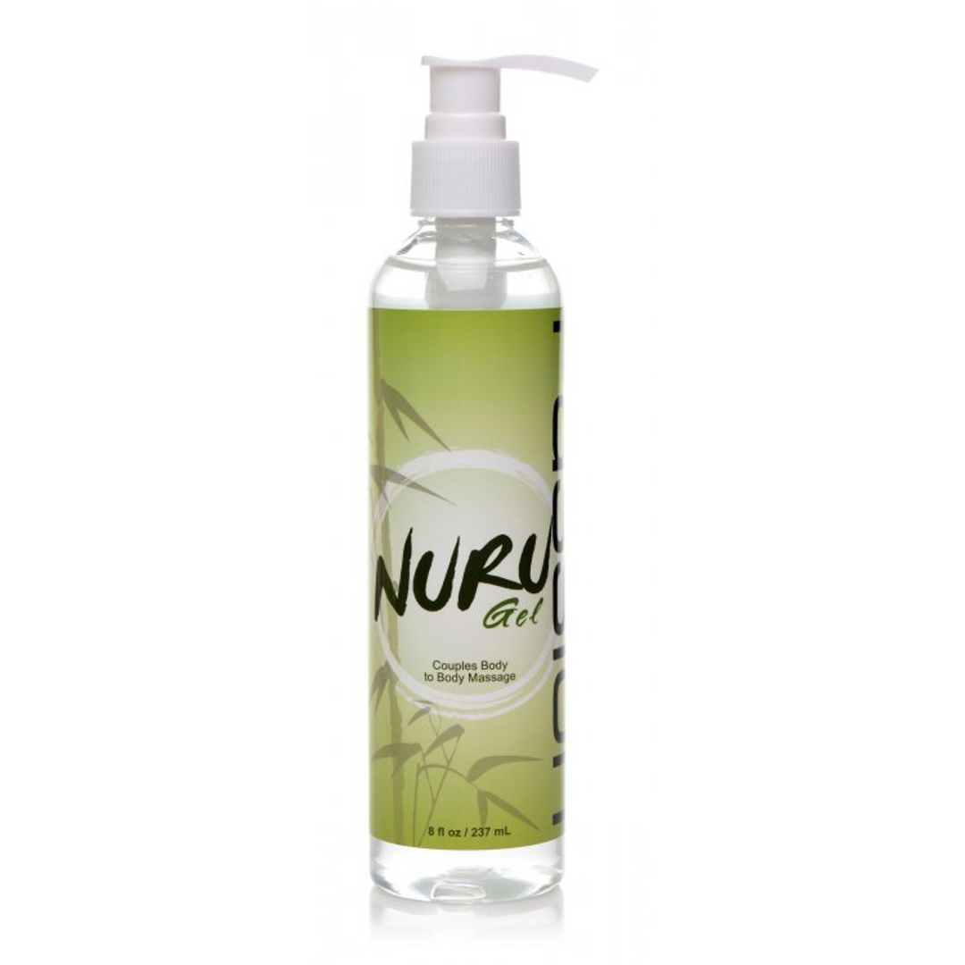 Nuru - Aufblasbare Massageunterlage und Gel-Set
