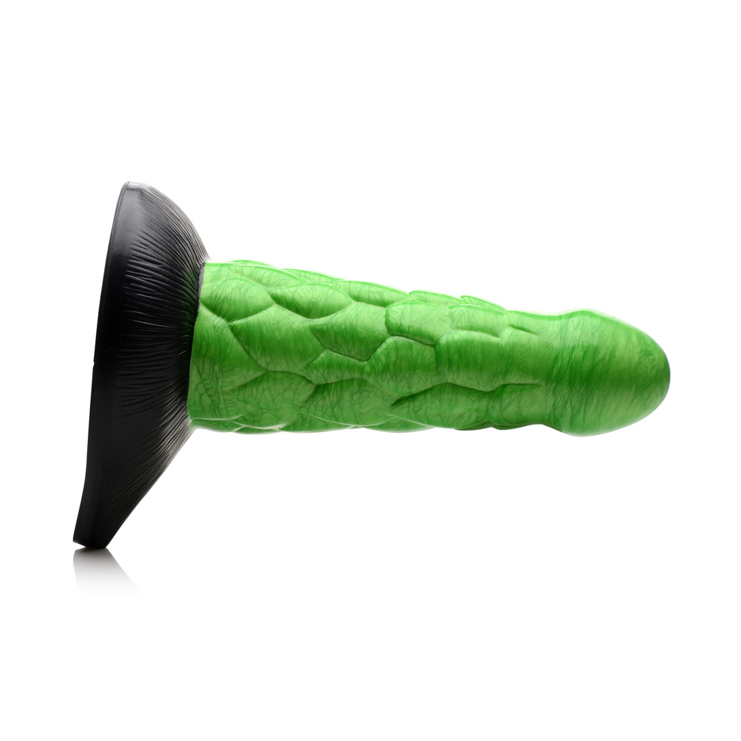 Radioaktive Reptilien - Dicke Schuppige Silikon Dildo