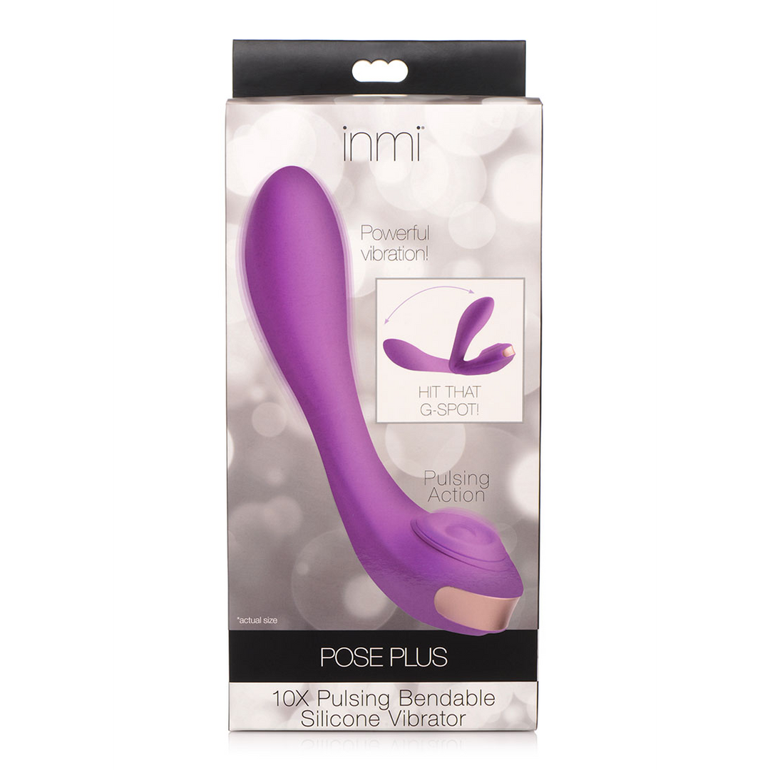 Pose Plus - Biegsamer Pulsierender Silikon-Vibrator