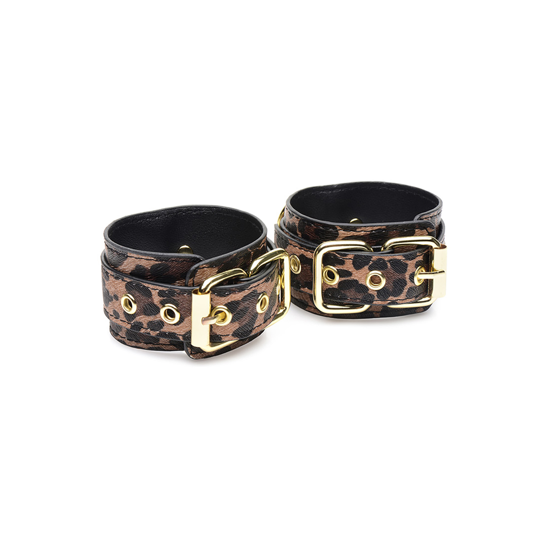 Leopardenmuster Bondage Set