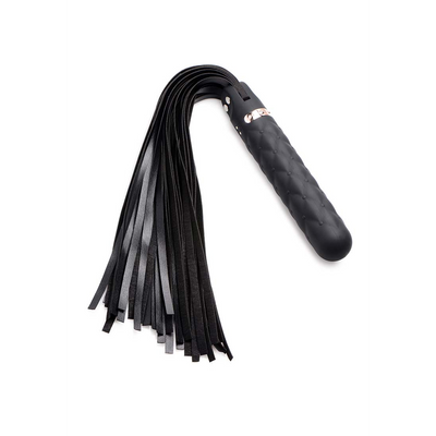 Vibra-Lasher - Vibrierender Silikon Dildo Flogger
