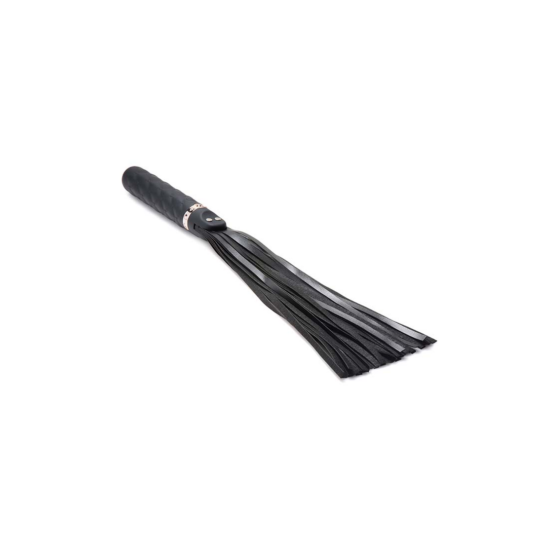 Vibra-Lasher - Vibrierender Silikon Dildo Flogger