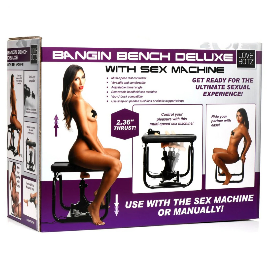Deluxe Bangin' Bench mit Sex Machine - Schwarz