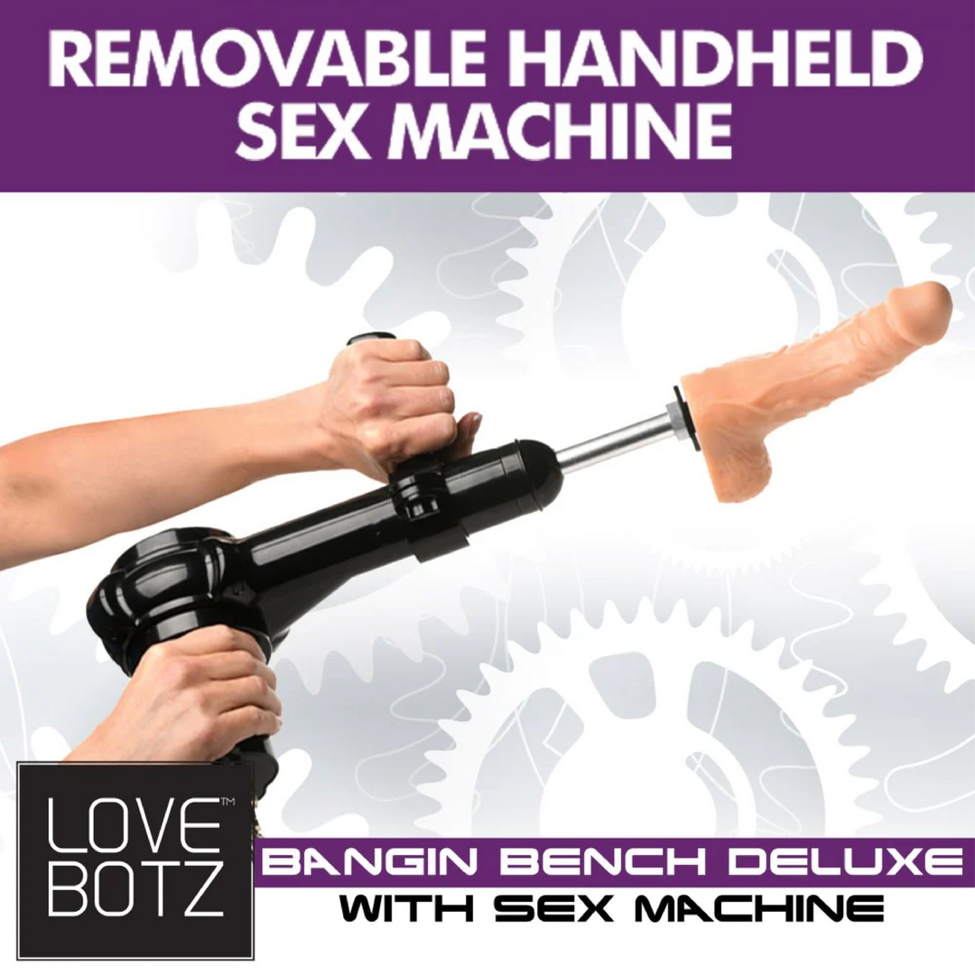Deluxe Bangin' Bench mit Sex Machine - Schwarz